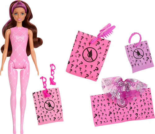 Barbie Bailarina Ballet Color Reveal Muñeca 6 Sorpresas