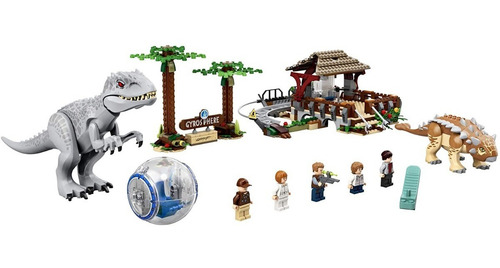 Lego Jurassic World 75941 Rex Vs Ankylosaurus 537 Pzs Dino