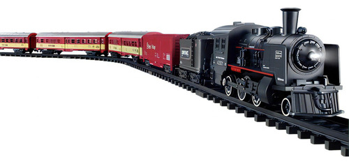 Locomotora De Vapor, Tren Eléctrico De Juguete Black Steam