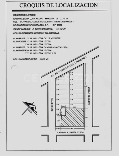Terreno En Venta, Col. Minas De Cristo Rey. Uso De Suelo H/2/30.
