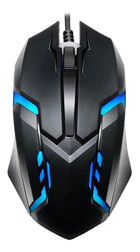 Mouse Gamer Optico Retroiluminado Cable Usb 1600 Dpi - Anmck