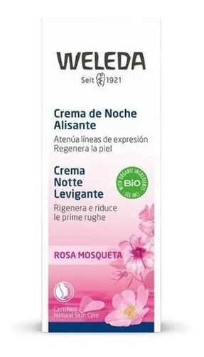 Crema De Noche Alisante Rosa Mosqueta Weleda Apto Celiaco