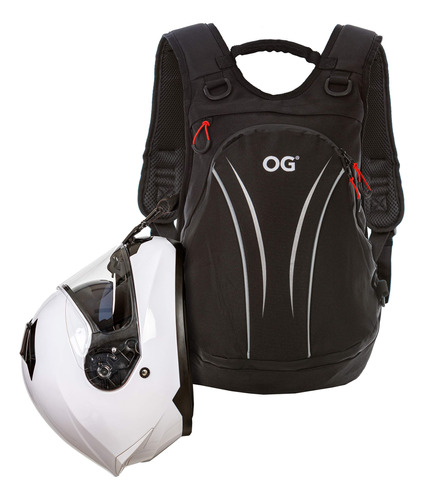 Og Original Mochila Para Motocicleta, Negro -, Corredor De C