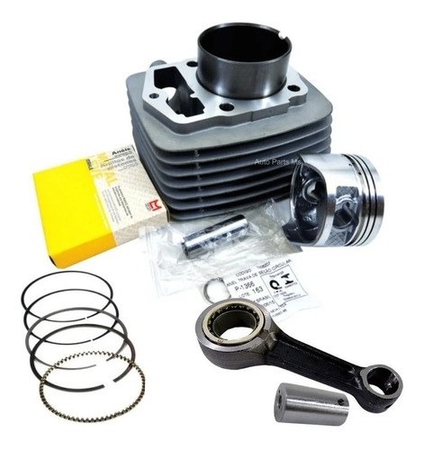 Kit Cilindro Pistão Anéis Biela M. Leve Cbx 200 Strada Xr Nx