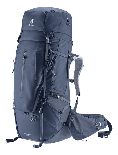 Mochila de senderismo Cargueira Aircontact X 80 15 Deuter Color Azul