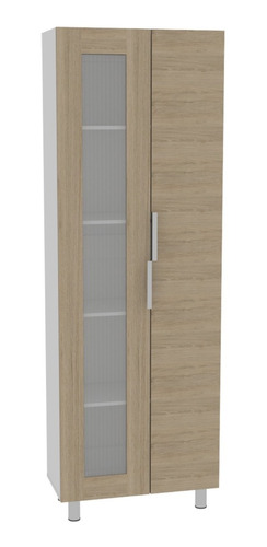 Mueble Alacena Fendi - Rovere / Blanco