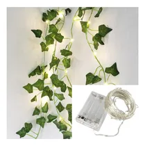 Comprar Guirnalda Hojas Artificiales Con Luces Led 5 Metros