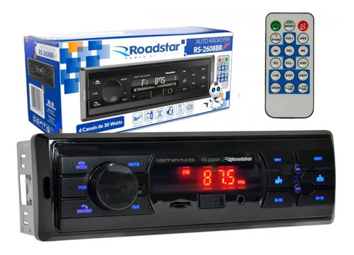 Som Automotivo Mp3 Roadstar Rs-2608br Plus App Bluetooth Usb