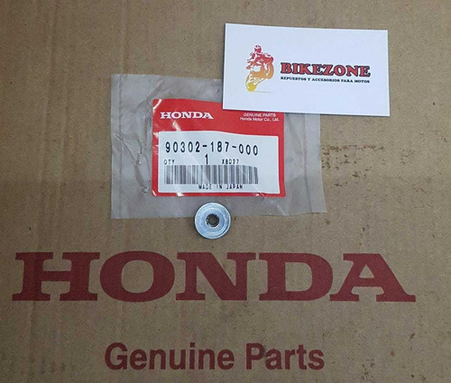 Imagen 2 de 3 de Tuerca Original Honda 6mm 6 Mm Con Flange Cbr Pc Vt Vtr Vf +