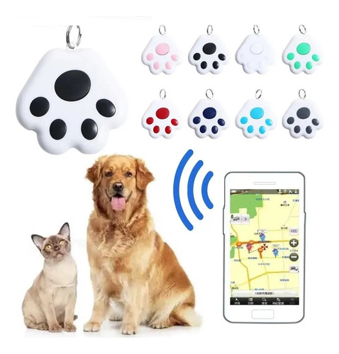 Localizador Mascotas Gps Collar Perros Gatos Antiperdida 