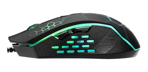 Kit de teclado y mouse gamer Marvo KM409 de color negro