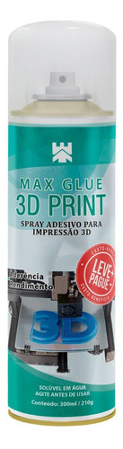 Adesivo Para Impressão 3d 300ml/210g - Max Glue 3d Print