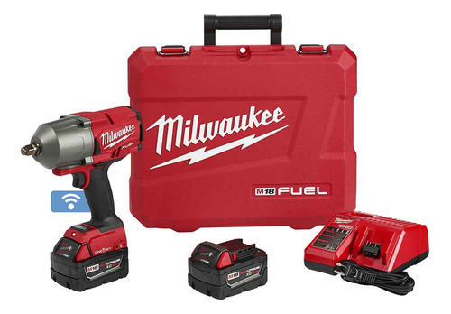 Llave De Impacto Milwaukee 18v Fuel 1/2 1.355 Nm 2 Baterias