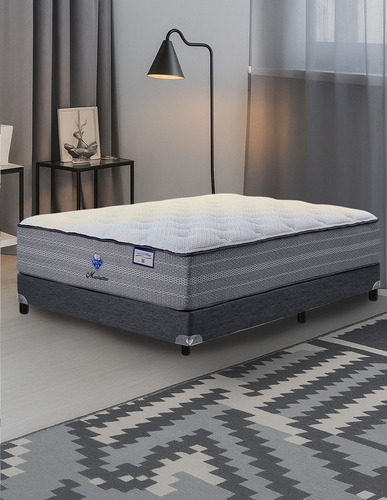 Colchón Individual Spring Air Manhattan Comfort Flex Gris
