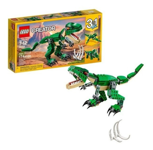  Lego Creator 3-in-1 Grandes Dinosaurio 174 Piezas  En  Caja
