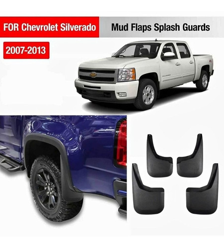 Chapaletas Salpicaderas Chevrolet Silverado 2007-2013