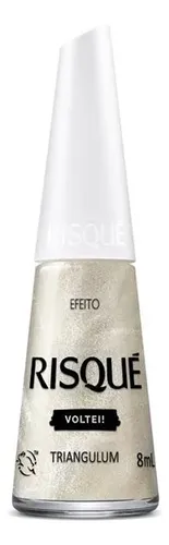 Esmalte Risque Triangulum Efeito Branco Brilho Coleção Volte Triangulum