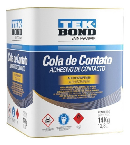 Cola De Contato Tekbond Sapateiro Marceneiro 14kg