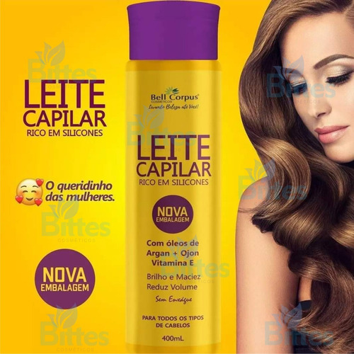 Creme De Pentear Leite Capilar Bell Corpus Com Silicone
