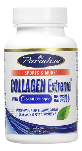 Paradise Herbs Colageno Extremo Con Colageno Biocelle, Acido