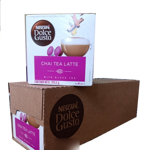 Imagen 5 de 6 de Chai Tea Late, Cartón De 3 Cajitas De Capsulas Dolce Gusto,