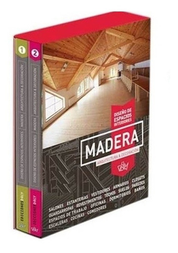 Libro Diseño Espacios Interiores De Madera Proyectos 2 Tomos