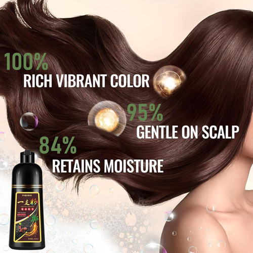 ChampĂș Colorante Para El Cabello A Base De Hierbas De Color