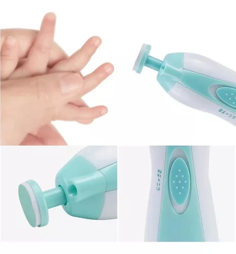 bebé lima de uñas clipper trimmer eléctrico lima de uñas con luz segura  bastante bebé recortador de uñas bebé manicura conjunto para recién nacido