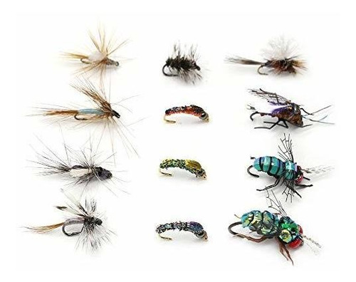 Yzd Mosca Pesca Trucha Coleccion Realista Seca Mojada
