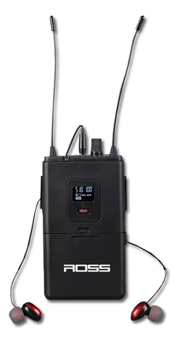 Imagen 3 de 10 de Sistema De Monitoreo Inalámbrico In-ear Ross Fum-001 Cu