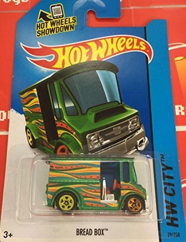 2015 Hot Wheels Hw City Bread Box Green Ap4ih