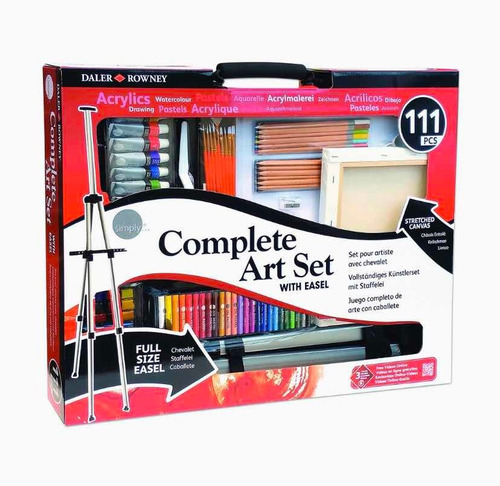 Imagen 2 de 2 de Set Completo De Arte Daler-rowney 111 Piezas