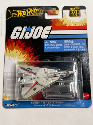 Hot Wheels G.i. Joe F-14 Tomcat Gris 1:64 2024 Gris