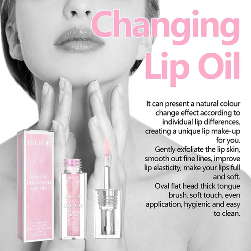 Aceite Labial Que Cambia De Color, 6,5 Ml, Bálsamo Labial Li