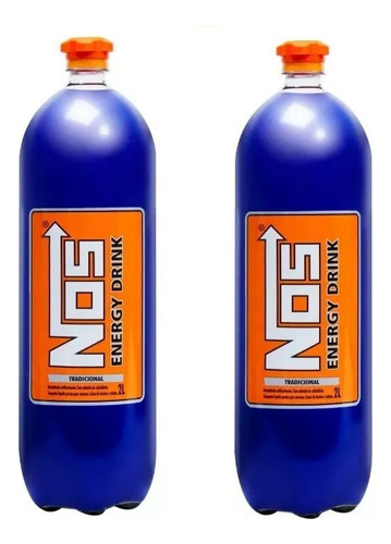 2 Energético Nos Energy Drink Tradicional 2 Litros