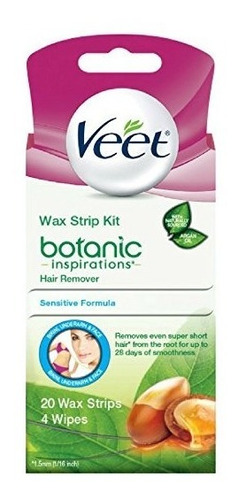 Veet Listo Para Usar Cera Con Bandas De 20 Kit (bikini-axila