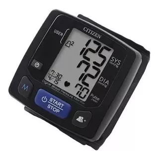 Monitor de presión arterial digital de muñeca automático Citizen CH-618 negro