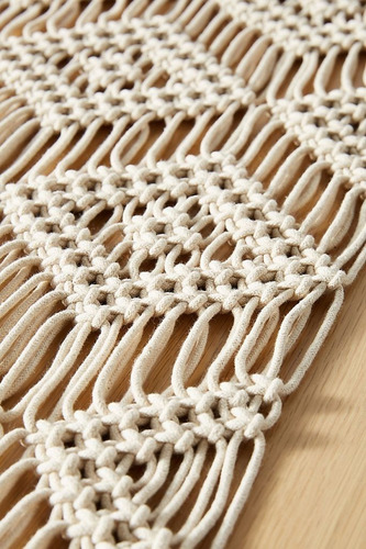Camino De Mesa / Pie De Cama En Macramé / Table Runner