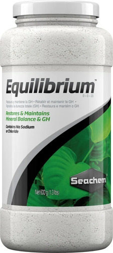 Seachem Equilibrium 600gr Equilibrio Mineral Y Gh Plantado
