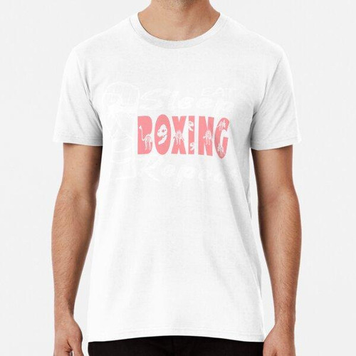 Remera Copia De Boxeo Svg Eat Sleep Boxing Perfect Day - Box