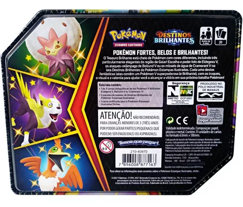 Carta Pokemon Yveltal Secreto Lendário Destinos Brilhantes