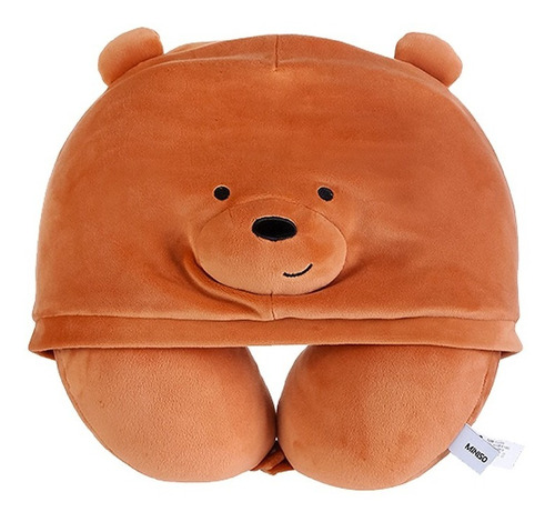 Miniso Almohada Para Viaje Con Capucha Grizzly Café Wbb