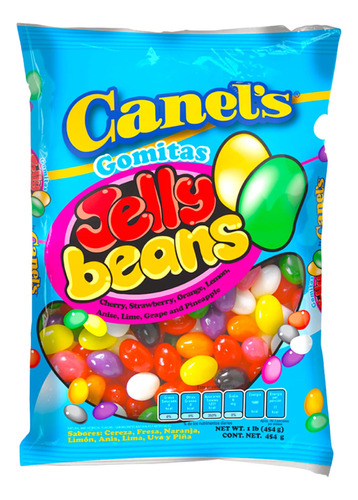 Gomitas Confitadas De Sabores Jelly Beans Canels 454 Gramos