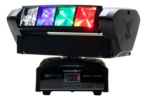 Cabeza Movil Mini Spider Led 8x10w Luz Disco Rgbw Motorizada