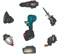Comprar Herramienta Multifuncional Con 1 Baterías 21v - 5 En 1 Hilda