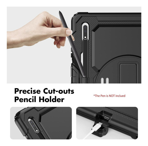 Funda Case Antigolpes Para Samsung Tab S9 Fe Plus Sm-x610