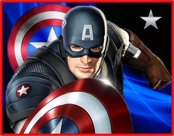 Equipo de juegos Promesa Pendiente Tarjeta Capitan America | MercadoLibre 📦