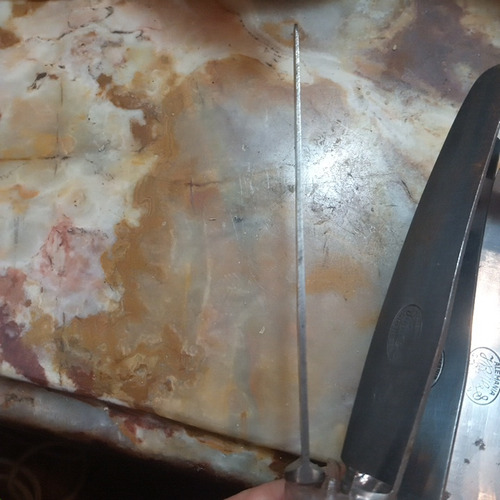 Cuchillo Solingen Acero Al Carbon Antiguo Mantequero Paleta (Usado)