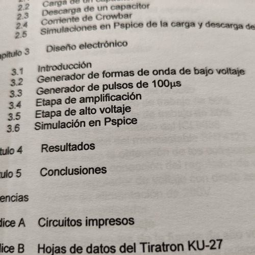 Imagen 4 de 4 de Libro Tesis: Fuente De Alimentación Pulsada De Alto Voltaje