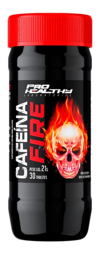 Cafeína Fire 420mg - Pote 30 Tabletes - Pro Healthy Sabor Sem Sabor
